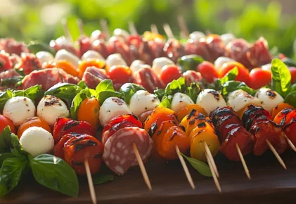 Les tendances des brochettes apéro à faire la veille pour cet été